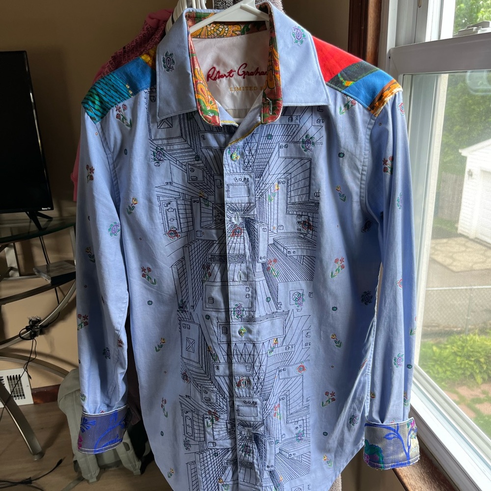 ROBERT GRAHAM CITY SCAPE DRESS SHIRT